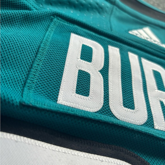 Authentic Sharks Burns Jersey sz 54 NWT - Picture 3 of 8